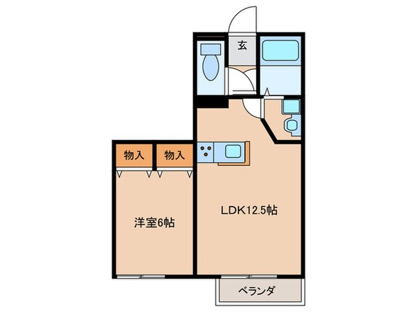 ウエストパレスの物件間取画像